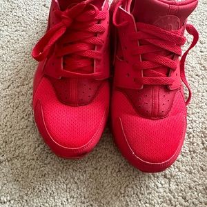 Nike Red huarache shoes